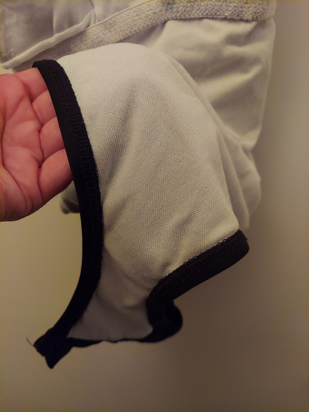 Speedo Black One-Piece Swimsuit with White Trim, Size 18 - Picture 4 of 5